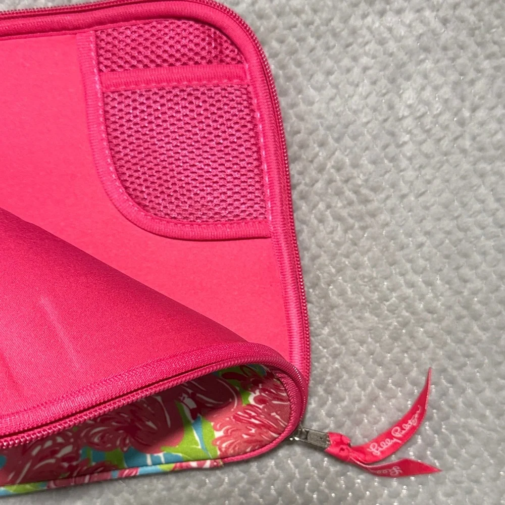 Lilly Pulitzer Flamingo Print Laptop/ iPad Sleeve
